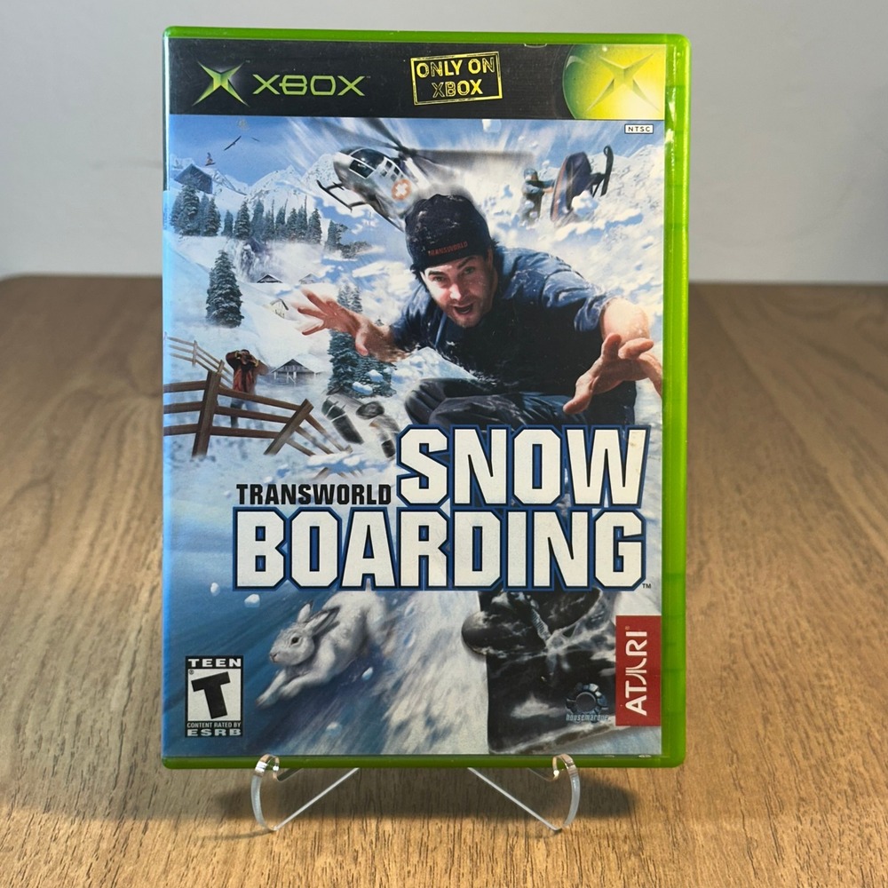 Atari Transworld Snowboarding Xbox Case and Manual Only Good Replacement